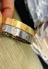 Love series 18K gold bangle Au 750 never fade official replica top quality luxury brand jewelry premium gifts couple bracelet4325227