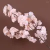 Simulazione di fiori decorativi Ramo di fiori di ciliegio 4 3 Decorazione di nozze Rattan