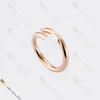 Nail Anneau de bijoux pour femmes Designer Ring Star Diamond Diamond Titanium Steel Rings Gold-plaquée jamais décollée non allergique, or / argent / rose or, magasin / 21491608