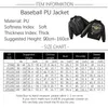 Daunenmantel Mode Kinderjacke für Jungen Reißverschluss Leder 2023 Baseball PU Windjacke 231201
