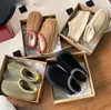 Laarzen Tasman Slippers Designer Schoenen Heren Australië Slipper Tazz Slides Dames Laarzen Sneeuw Kastanje Schoenen Muilezels Wol Warm Bont Ultra Pluizige Laars