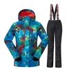 Skipakken Waterdichte jas en broekpak voor dames Sneeuwkleding Outdoorkleding Snowboardsets Winterkostuums GS 10K 231201