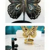 Candle Holders Wrought Iron Butterfly Holder Decorative Festival Wedding Party Drop