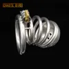 New Chaste Bird Stainless Steel Male Chastity Device Cock Cages Virginity Lock Chastity Belt Penis Ring Penis Lock Adult Game A218