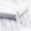 Charms Authentic 925 Sterling Sier Bar Pendant Choker Halsband Ny chic geometriska halsband Fina smycken för kvinnors krage Drop Deliv Dhbip