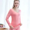 Women's Thermal Underwear Women Winter Slim Fit Thermal T Shirt Thick Fleece Lace V-neck Solid Bottoming Shirt Thermal Underwear Long-sleeved Pullover Top 231130