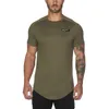 Camisetas masculinas de manga curta roupas de compressão primavera e verão treinamento profissional fitness respirável camiseta