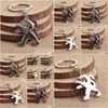 Bilnyckel för Peugeot KeyChain Rings Holder Keyrings 206 207 Tillbehör 3D legeringskedja grossistdrop Delivery Automobiles Motorcyklar OTXTC