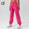 AL Align Lady Casual Sport Pant Exercise Running Flared Yogas Pants Fitness Ready to Wide Leg Trousers Woman Jogging Loose Fitting Breathable Sweatpants