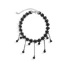 Anhänger Halsketten Punk Spitze Choker Halskette für Frauen Retro Schwarz Gothic Lolita Wasser Tropfen Quaste Schmuck Geschenk