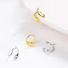 Stud Earrings Arrived S925 Sterling Silver Small Simple Design Spiral Ear Jewelry Sweet And Lovely Temperament Women