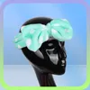2018 New Womens soft Elastic Big Bow Polka Dot Stripe Headbands Bath Wash Face Makeup Band Beauty Shower Hairband HeadWare 12pcs3573439