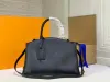 Nigdy nie robią zakupów Pełna torba Designer Pumpkin Tote Designer Torby oryginalne skórę Onthego Woman torebki TOTE TOTE Crossbody Lady ramię torebki Messenger