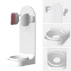 Toothbrush Holders Adjustable Holder Electric Base Silicone Nonslip Wall Mount Brush Body Rack Adapt 99% 231130