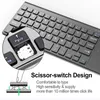 Claviers Clavier sans fil mince 2.4G avec pavé tactile numéro de souris clavier sans fil USB numérique pour Android Windows ordinateur de bureau ordinateur portable TV Box 231130