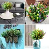 Dried Flowers 1 Bundle Artificial Outdoor UV Resistant Greenery Shrubs Plants for Home Kitchen Office Wedding Garden Decor Fake Flower 231130