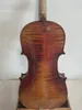 Master 4/4 violino HOPF modelo sólido flamed maple back spruce top mão esculpido 2726