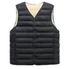 Gilets pour hommes gilet en coton à la mode sans manches garder au chaud Cardigan épais gilet décontracté