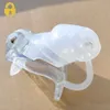 New HT v3 Cock Cage Penis ring Male Small barbed Silicone Cage With fixed Resin Ring Chastity Device Adult Sexy toys A362-1