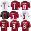 Camisas de futebol personalizadas homens mulheres juventude Trey McBride Marquise Brown Keaontay Ingram Michael Wilson Kyzir Branco K'Von Wallace Desmond Ridder