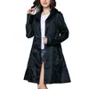 Płaszcze damskie płaszcze w kratkę z kapturem lekkie oddychające modne kurtki deszczowe dla kobiet wiatrówki