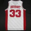 NCAA 33 Bryant Lower Merion School JERSEY Double Stiched IN STOCK High Quality Basketball Jerseys