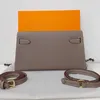 Kailys designer New Elan armhålväska med palmtryck premium läder axel fashionabla crossbody