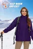 Coatwomen jaqueta de inverno feminina 3-em-1 jaqueta de esqui impermeável e à prova de vento lã jaqueta de inverno parka casaco de neve mulher casaco