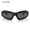 Güneş Gözlüğü Geometrik Çerçeve Siber Y2K Erkekler Sportif Sargı Karmaşık Kesikler Güneş Glasse Moda Lüks Marka Punk Tonları 231130
