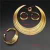 Wedding Jewelry Sets Fashion wedding Indian Set Choker Necklaces Bangle Earrings Ring Bridal jewelry For Women 231130