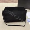 Bolsos de hombro de diseñador para mujer, bandolera cruzada, con correas de cadena doble, bolsos de hombro