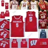 Wisconsin Badgers Basketball Jersey NCAA College King Aleem Ford Trice Brevin Pritzl Walt McGrory Finley Harris Joe Hedstrom Micah Potter