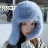 Berets Fluffy Fur Bomber Hats For Women Winter Warm Thicken Ear Protection Bonnet Windproof Flap Plush Ski Caps Russian Ushanka Cap