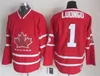 Team Canada Versione vintage Maglie retrò di ritorno al passato 31 PREZZO 87 CROSBY 16 TOEWS 61 NASH 1 LUONGO 12 IGINLA Maglia da hockey