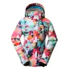 Skipakken G's Sneeuwpak 10K Waterdicht Winter Outdoor Wear Ski-jas Dames Snowboardkleding Glanzende Camouflage Meisjesjassen 231201