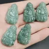 Birmânia certificada 100% Natural Tipo A Jade Jadeite Esculpida O Deus Da Riqueza Pingente