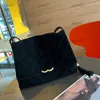 Borsa a tracolla in pelle da donna di design 30 cm Pelliccia tornita con diamanti a quadri Hardware dorato Metallo Logo grande Borsa di lusso Borse a tracolla con tracolla regolabile Sacoche aeroportuale