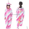 Pigiama Kigurumi Bambini Per Ragazzi Ragazze Tutina Bambini Animale Cervo Bambino Pigiama Indumenti da notte invernali Panda Pigiama 210729 Drop Delivery B Ot2Rw