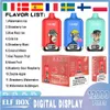 Elf Box Digital 12000 Puff Disposable Vape 12 Flavors Puff 12K E Cigarett 500mAh Uppladdningsbart batteri För förfylld 25 ml Patron 2% 5% POD VAPE PEN BAR VS BANG 12K 15K PULD