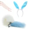 New Massage Separable Fox Tail Anue Plug Toys for Women Couples SM Anal Games Rabbit Cosplay Special Accessories Halloween Party Sexy Toys