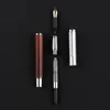 Fountain Pens Luxury Iraurita Nib Fountain Pen Wood Metal Writing Signing Calligraphy Pens Gift Office Stationery Supplies Customized 231201