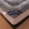 Bed Skirt Mattress Thickened The Lamb Velvet Warm Cushion Home Bedroom Single And Double 1.8 Meters Foldable Soft