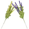 Garden Decorations Floral Arrangements Stems Artificial Lavender Flowers Bouquet Festival Accessory