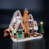 Fournitures de jouets de noël, blocs de construction de maison en pain d'épices joyeux noël, père noël Elk bonhomme en pain d'épices compatibles 10267 briques, cadeau pour enfants, cadeaux de noël 231129