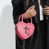 Evening Bags Gothic Hexenbiest Skull Motorcycle Wind Mobile Phone Bag Fashion Nail Decoration Personality Crossbody