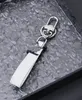 All-match Zinc Alloy Leather Car Key Ring Vachette Clasp Creative Simple Keychain Pendant Cars Ornament in Stock Wholesale