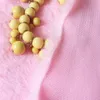 Tissu et couture 7 mm en peluche tissu pur couleurs solf attificial lapin de fourrure de poupée