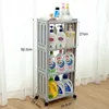 Bathroom Shelves Toilet Storage Rack Toilet Shampoo Shower Gel Storage Rack Bathroom Shelf Kitchen Laundry Narrow Storage Cart Mobile Organizer 231201