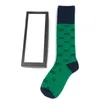 Designer Multicolor Fashion Mens Socks Wysokiej jakości Bawełniany Cotton Całkowicie meczowy klasyczny oddychanie Socking Football Basketball Socks