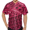 Koszulki męskie Polinezyjskie plemienne totem tatem tattoo tattoo tonga nadruki moda moda w szyku w szczupła koszulka krótkiego rękawu Men Baseball Jersey Sport
